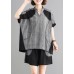 Elegant Cotton Long Shirts Vintage Spliced Cotton Linen Blouse And Shorts